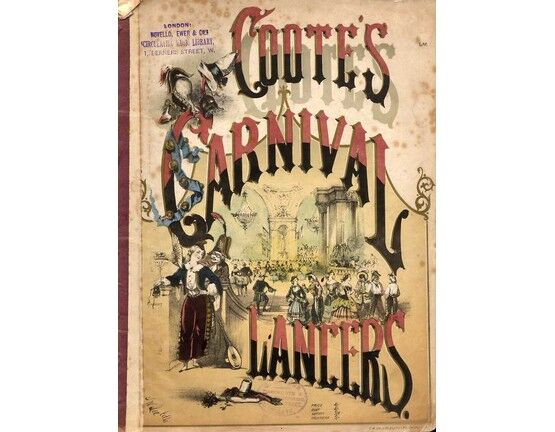 3954 | Coote's Carnival Lancers - For Piano