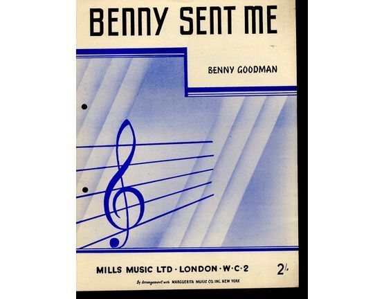 3955 | Benny Sent Me - Piano Solo
