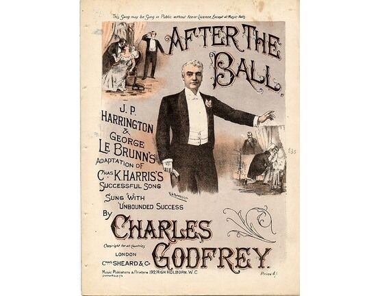 3956 | After the Ball - An adaptation of Chas K Harris' successful song, sung with unbounded success by Charles Godfrey