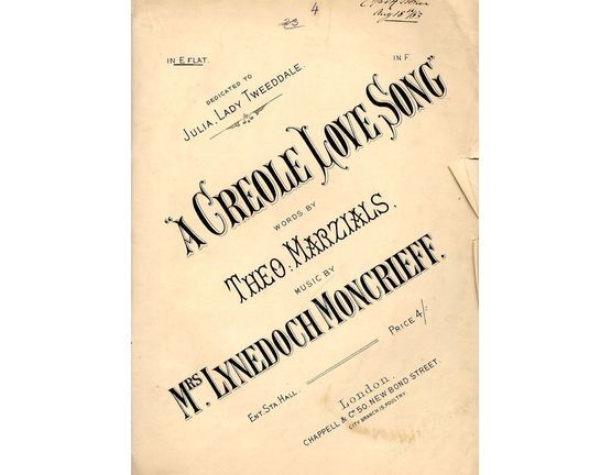 4 | A Creole Love Song - Song in the key of E flat major for low voice