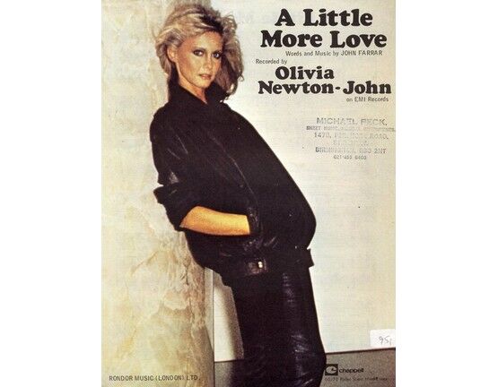 4 | A Little More Love, Featuring Olivia Newton John