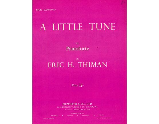 4 | A Little Tune, for pianoforte
