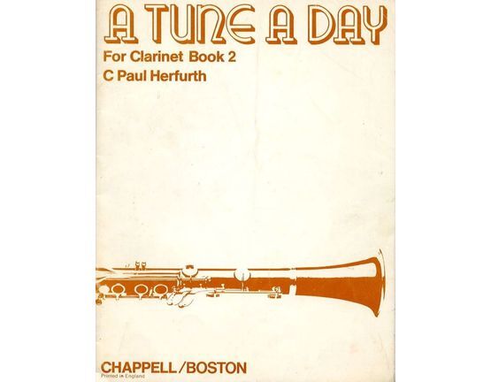 4 | A tune a day for clarinet -  Book 2 - A second book for clarinet instructions by individual lessons or class tuition