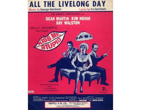 4 | All The Livelong Day - Song from "Kiss Me Stupid" - Featuring Dean Martin, Kim Novak and Ray Walston