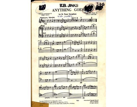 4 | Anything Goes - Arrangement for Full Orchestra