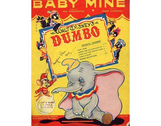 4 | Baby Mine -  from Walt Disneys "Dumbo"