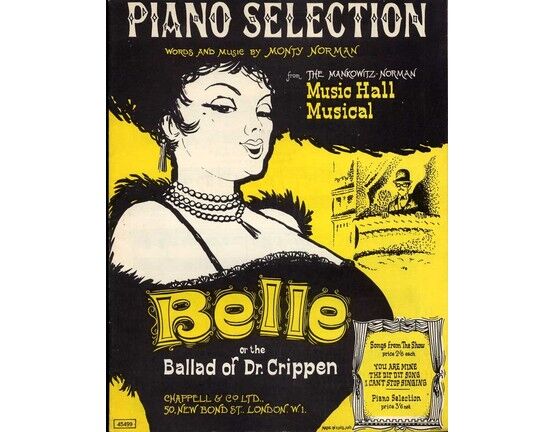4 | Belle or The Ballad of Dr Crippen - Piano Selection
