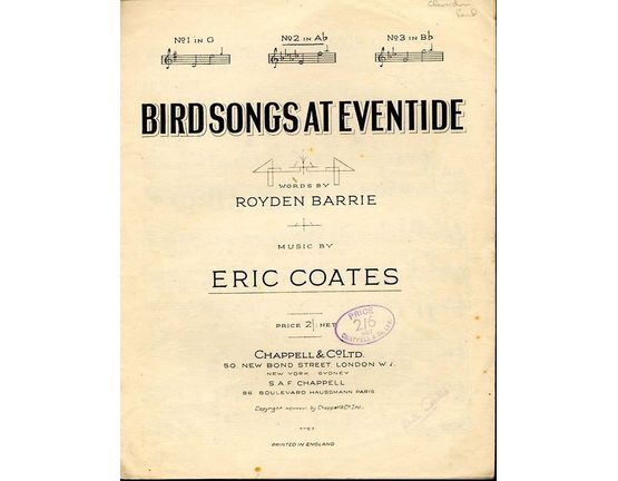 4 | Bird Songs at Eventide - Key of A major