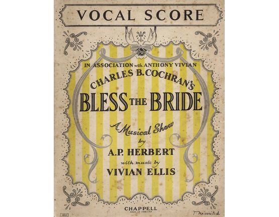 4 | Bless the Bride - A Musical Show in Two Acts - Vocal Score - 177 Pages