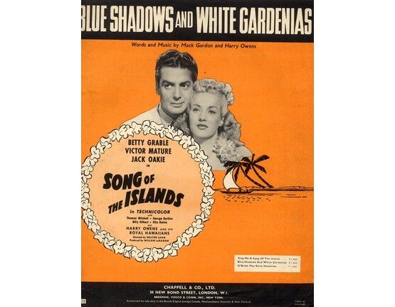 4 | Blue Shadows and White Gardenias,  Betty Grable, Victor Mature in "Song of the Islands"