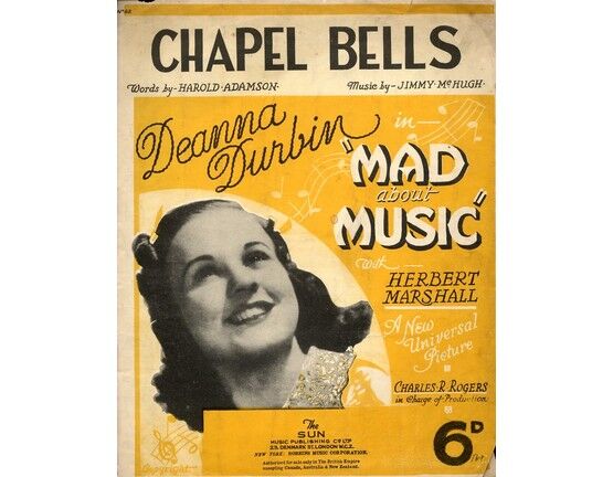 4 | Chapel Bells: Deanna Durbin in "Mad About Music"