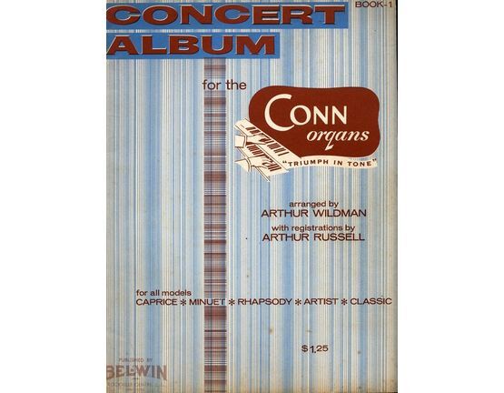 4 | Concert Album for the Conn organs Book 1, arranged by Arthur Wildman, registrations by Arthur Russell