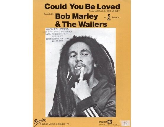 4 | Could You Be Loved: Bob Marley and the Wailers,