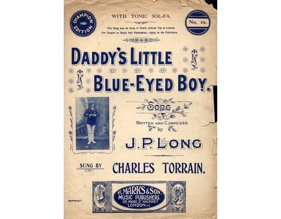 6774 | Daddys Little Blue Eyed Boy - Song featuring Charles Torrain