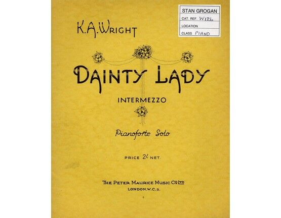4 | Dainty Lady. Intermezzo, Piano Solo