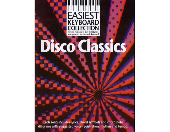 4 | Disco Classics, Easiest keyboard collection, 22 easy to play melody line arrangements for electronic keyboard