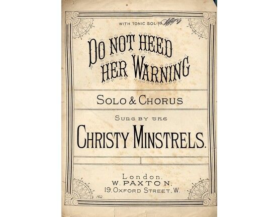 4 | Do not heed her warning,