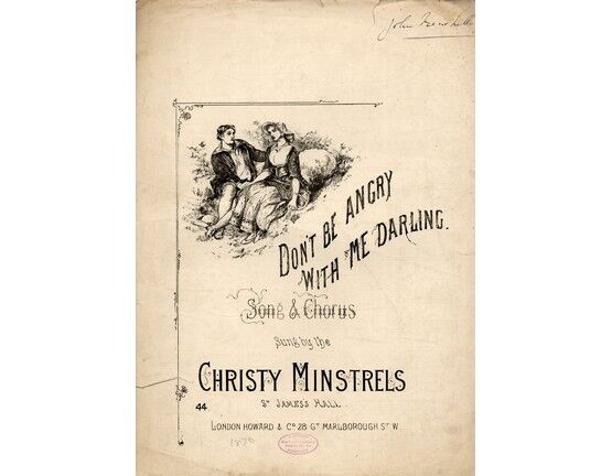 4 | Don't Be Angry With Me Darling: Christy Minstrels