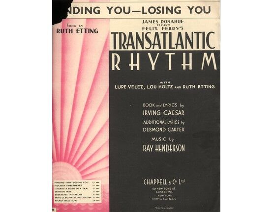4 | Finding You - Losing You: from "Transatlantic Rhythm"