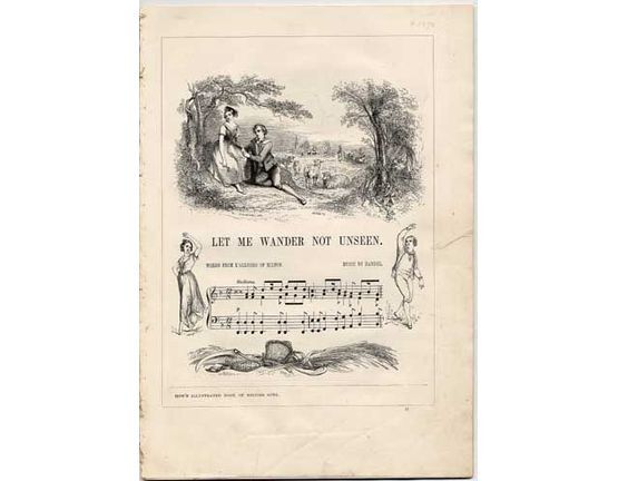 10163 | From Hows Illustrated Book of British Song - Let Me Wander Not Unseen - Song
