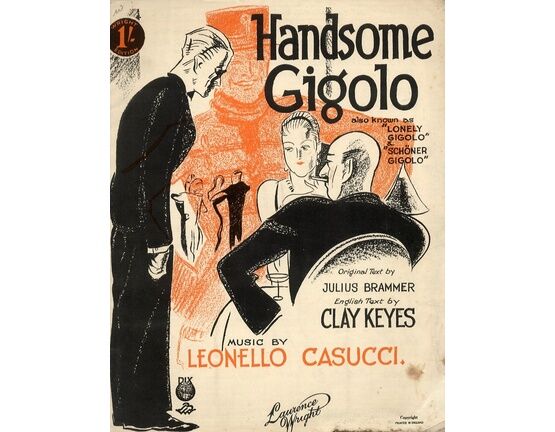 11 | Handsome Gigolo -  Song Also know as "Lonely Gigolo'