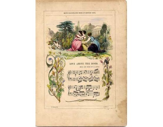 4 | Hows Illustrated Book of British Song, including Love Among the Roses, Heres to the Maiden of Blushing Fifteen, The Maid of Llanwellyn, O Nanny Wilt T