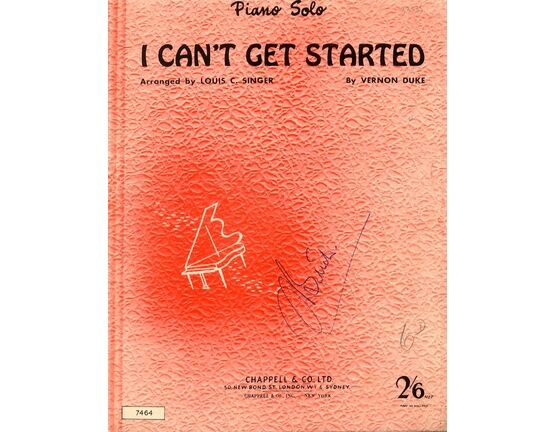 4 | I Can't Get Started - Piano Solo