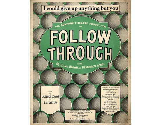 4 | I could give up Anything but You - from "Follow Through"