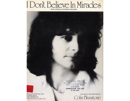 4 | I Don't Believe in Miracles: Colin Blunstone