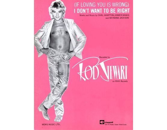 4 | I Don't Want to Be Right - Rod Stewart