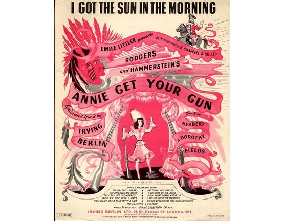 4 | I Got the Sun in the Morning -  from "Annie Get Your Gun"