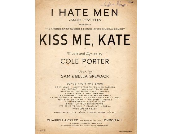 4 | I Hate Men - Song