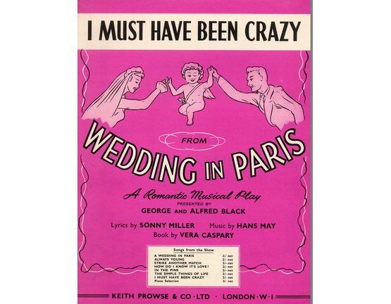 4 | I must have been crazy, from play, wedding in Paris