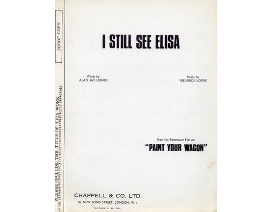 4 | I Still See Elisa: from "Paint Your Wagon" - Song