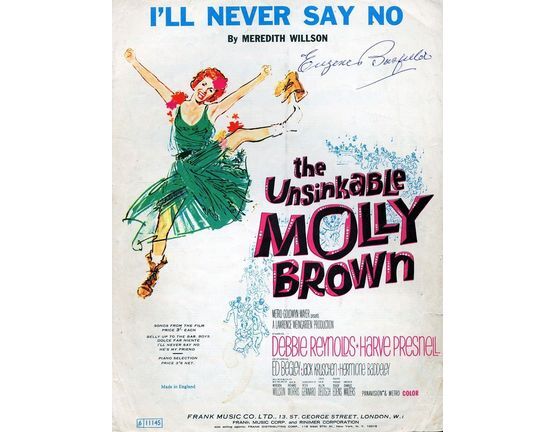 4 | Ill Never Say No. From The Unsinkable Molly Brown