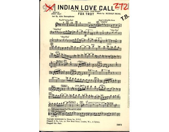 4 | Indian Love Call - Arrangement For Small Dance Band