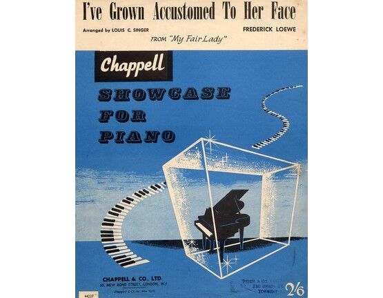 4 | Ive Grown Accustomed To Her Face, from My Fair Lady, showcase for piano solo