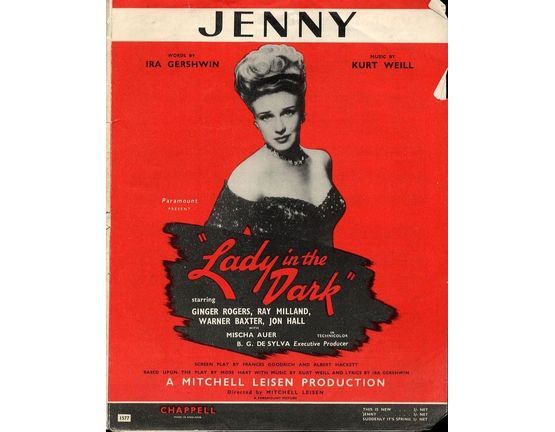 4 | Jenny - Song Featuring Ginger Rogers in "Lady in the Dark"