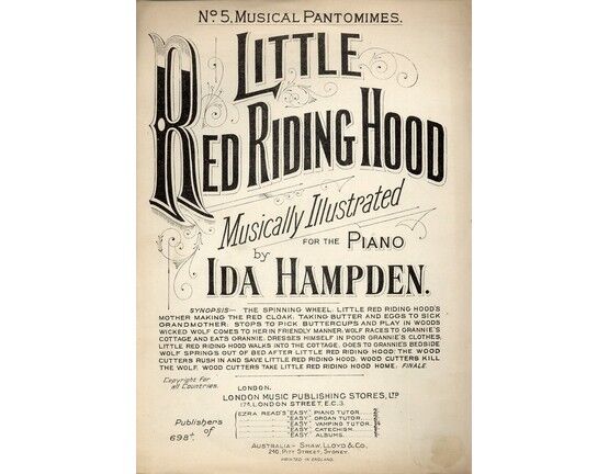 4 | Little Red Riding Hood - Piano solo