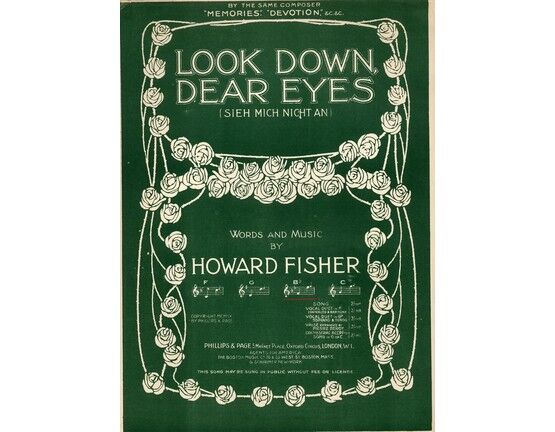 8199 | Look Down Dear Eyes - Song