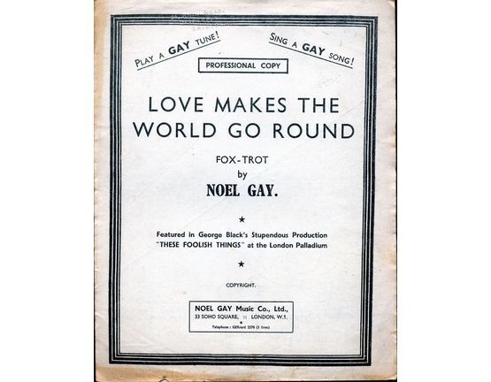 4 | Love Makes the World Go Round - From "These Foolish Things" - Fox trot - Professional Copy