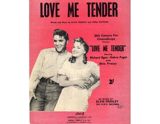 4 | Love Me Tender. Elvis Presley, Debra Paget