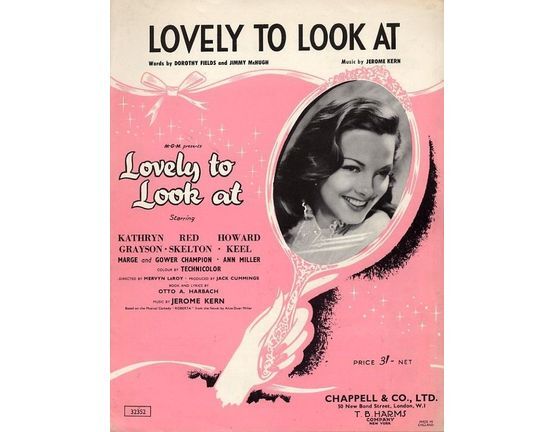 4 | Lovely to Look At -  As performed by Kathryn Grayson