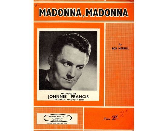 4 | Madonna, Madonna - Johnnie Francis