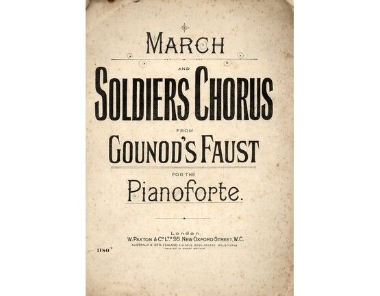 4 | March and Soldiers Chorus from Faust - Piano solo