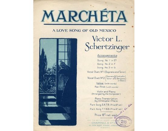 4 | Marcheta - A love song of old Mexico -  Valse with words