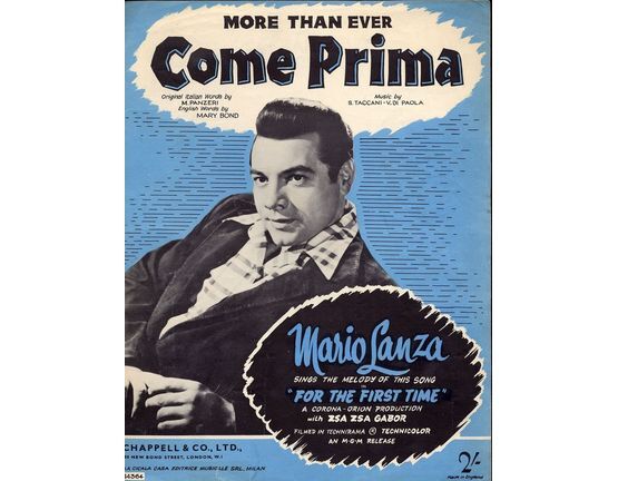 4 | More Than Ever (Come Prima) - Featuring Mario Lanza