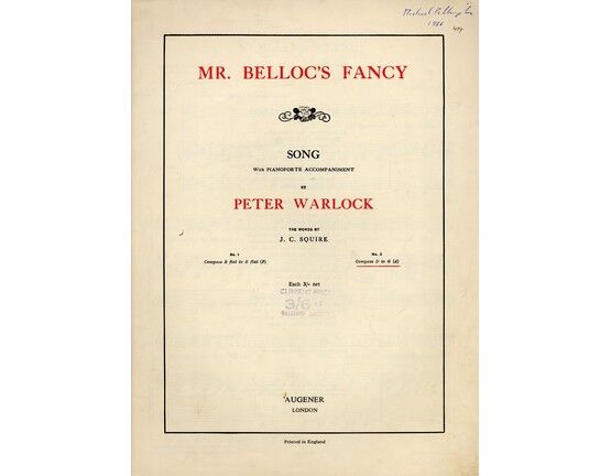 4 | Mr Bellocs Fancy