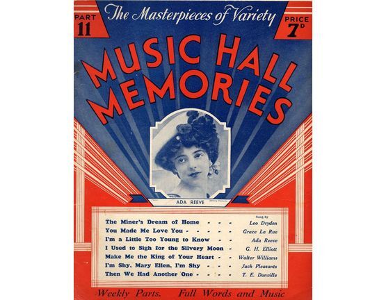 4 | Music Hall Memories - The Masterpieces of Variety Part 11 - Ada Reeve