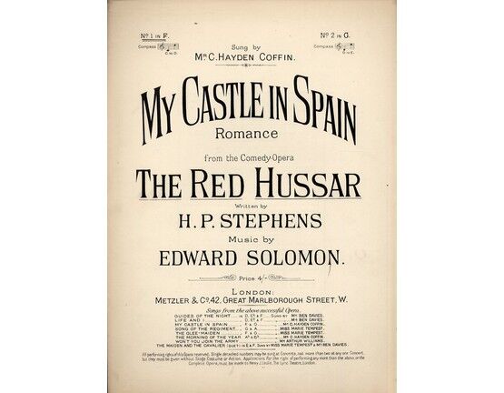 4 | My Castle in Spain. From The Red Hussar